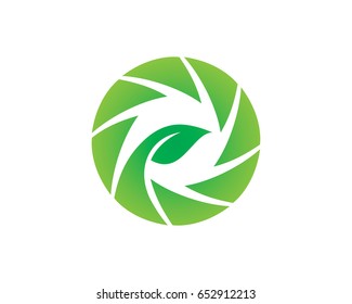 Nature Photography Logo Template Design Vector, Emblem, Design Concept, Creative Symbol, Icon