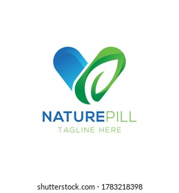 Nature Pill Medicine Logo Design