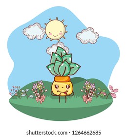 nature plant cartoon