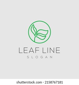 Nature Plant Floral Simple Logo. 