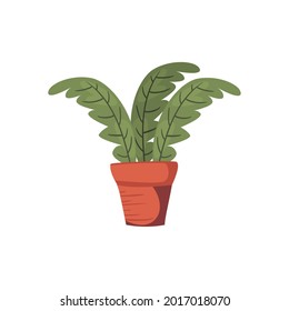 Nature plant inside pot icon