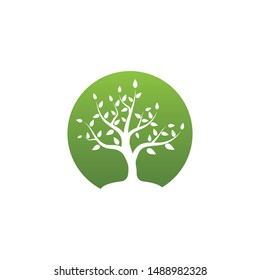 
Nature plants tree icon and symbol vector illustration