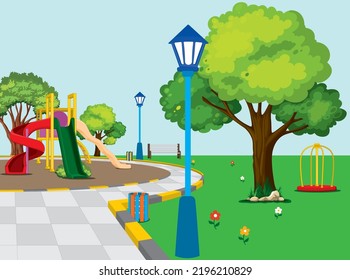 nature and playground for kids
