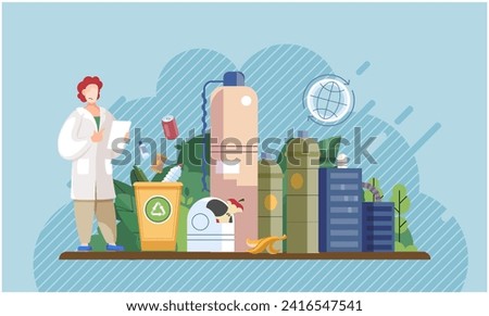 Similar – Image, Stock Photo Unsustainable condition