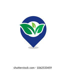 Nature Position Logo Icon Design