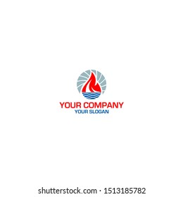 Nature Power Logo Design Vector