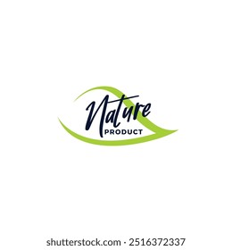 Diseño de logotipo de Producto de Naturaleza. Vector de hoja de Naturaleza