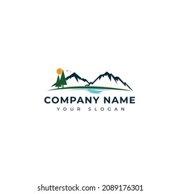 Nature product logo design template