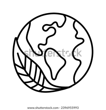 Nature protection color flat icon. Zero waste lifestyle. Eco friendly. Pollution prevention symbol. Enviroment protection.