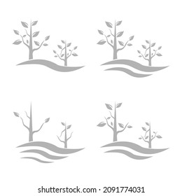 nature protection, plants important aspect of life vector illustration