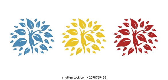 nature protection, plants important aspect of life vector illustration