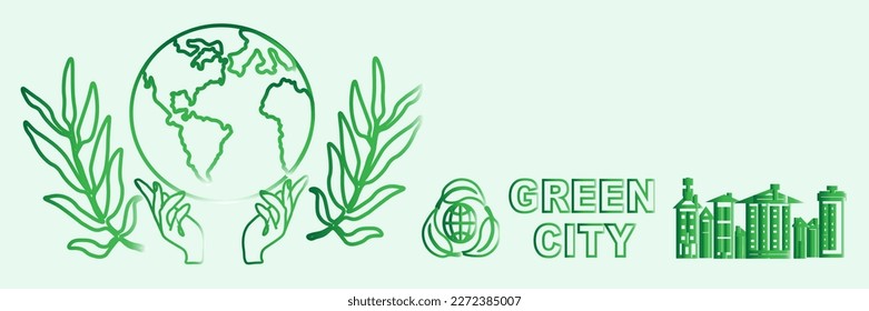Nature and Renewable Energy. Green Energy and Natural Resource Conservation. 