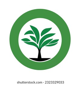 nature with the Renewable Vitality Circular Badge Logo. Featuring a vibrant green tree, it symbolizes growth, renewal, and sustainability. Perfect for environmentally conscious brands.