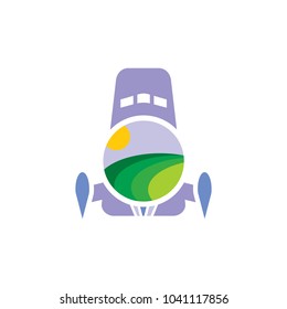 Nature Rocket Logo Icon Design