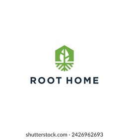 Nature Root Tree Home Real Estate logo design inspiration