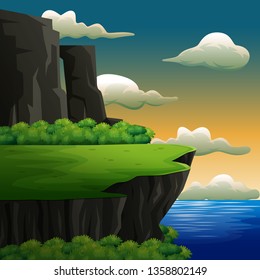 Cliff Edge Cartoon Images, Stock Photos & Vectors | Shutterstock