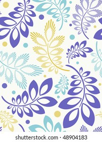 Nature. Seamless background. Vector illustration.