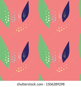 Nature seamless floral design pattern. Can use for print, template, fabric, presentation, textile, banner, poster, wallpaper