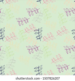 Nature seamless floral design pattern. Can use for print, template, fabric, presentation, textile, banner, poster, wallpaper