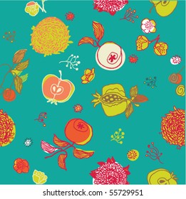 nature seamless pattern