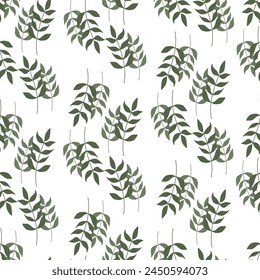 Natur nahtloser Musterhintergrund mit tropischen Pflanzenblättern. Palm, trendiges modernes Design. Stoffmuster