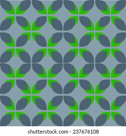 Nature seamless pattern of colored leaves. Vector illustration. EPS.