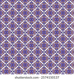 Nature Seamless Pattern Garden Floral Background Damask Plant Aboriginal Ornament Art