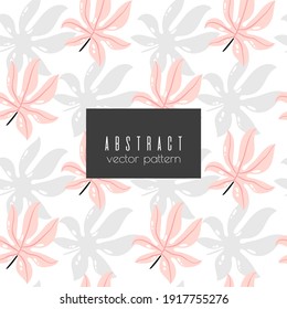 Patrón natural sin fisuras. Fondo abstracto de verano tropical dibujado a mano
