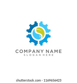Nature services logo design