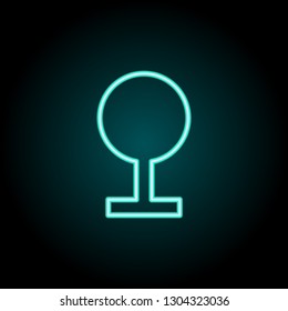 Nature sign icon. Elements of Image in neon style icons. Simple icon for websites, web design, mobile app, info graphics