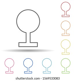 Nature sign in multi color style icon. Simple thin line, outline vector of image icons for ui and ux, website or mobile application
