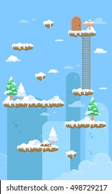 Nature Snow Game Background.
Suitable for tapping, side scrolling, action, and adventure game.
