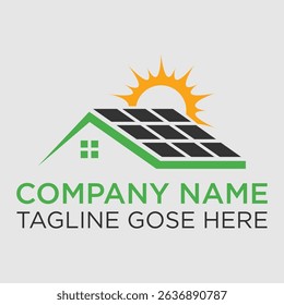 Nature Solar logo vector template, Creative Sun energy logo design. solar energy logo vector template. Sun Solar Energy Logo Design Template. Set of Green energy vector.