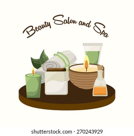 nature spa design, vector illustration eps10 graphic 