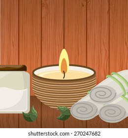 nature spa design, vector illustration eps10 graphic 