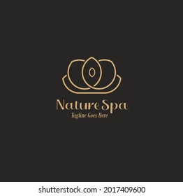 Nature Spa logo design, beauty spa logo design 2
