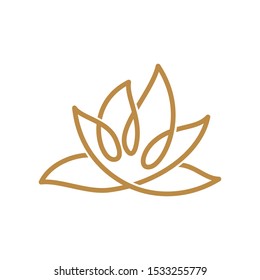 Nature spa logo Leaf Abstract Design Icon vector Template Isolated