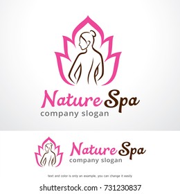 Nature Spa Logo Template 