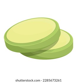 Nature squash icon cartoon vector. Natural organic. Food garden
