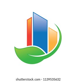 Nature Stats logo vector, Fresh Finance logo template