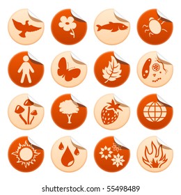 Nature stickers
