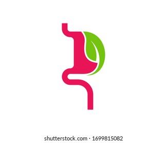 Nature Stomach logo vector template, Creative stomach logo design concepts