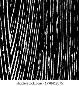 Fondo rayado de la naturaleza para su diseño. Fondo negro y blanco áspero. Borde fondo con franjas en blanco y negro. Tiras Arcuadas Rosas. Textura vectorial. Patrón ondulado monocromo.