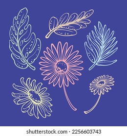 nature summer design vector art