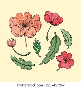 nature summer design vector art