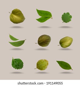 Nature. Summer. Vector format