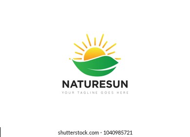 
nature sun logo and sun icon Vector design Template. Vector Illustrator Eps.10