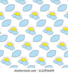nature sun weather and clouds background