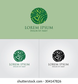 nature symbol logo design template
