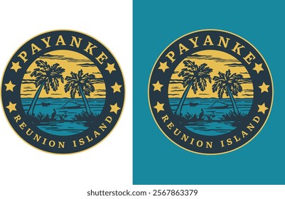 nature t shirt design payanke reunion island,